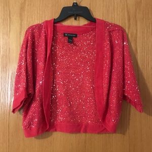 Pink INC bolero with sequins